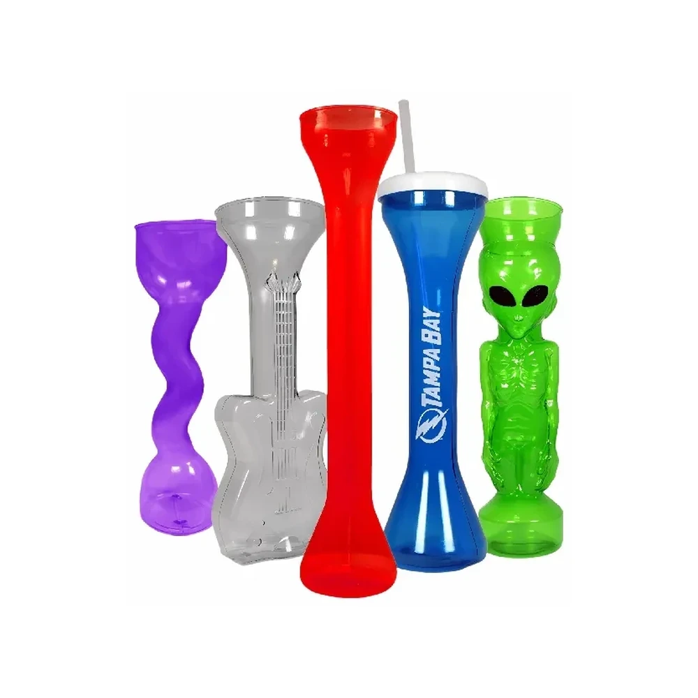 Five Shape Yard Cup Assortment — 700 ml–1 L PP straw cup