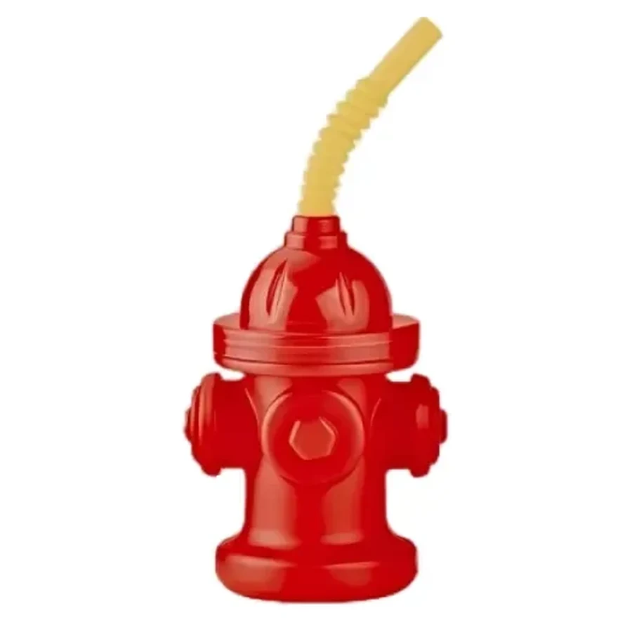 Fire Hydrant Bottle — 500 ml PET straw cup