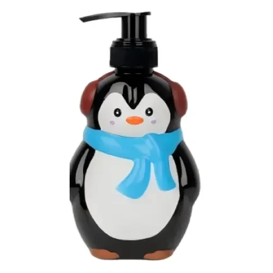 Penguin Pump Bottle — 500 ml PET straw cup