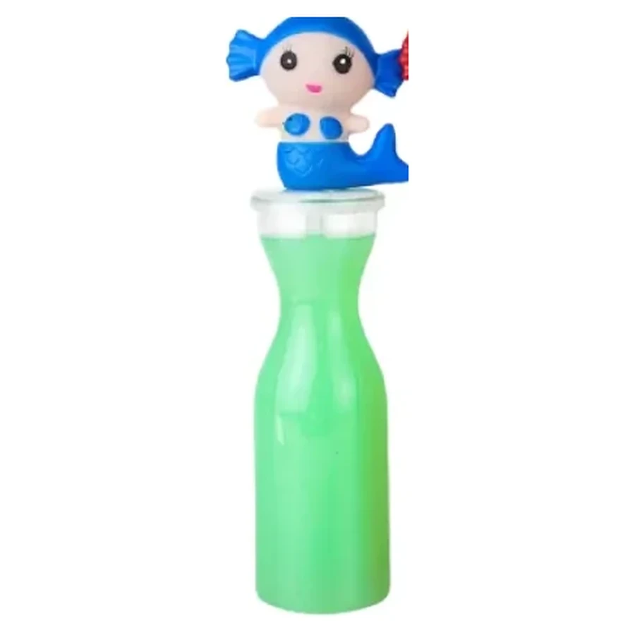 Blue Mermaid Topper 450 ml Bottle — 450 ml PET straw cup