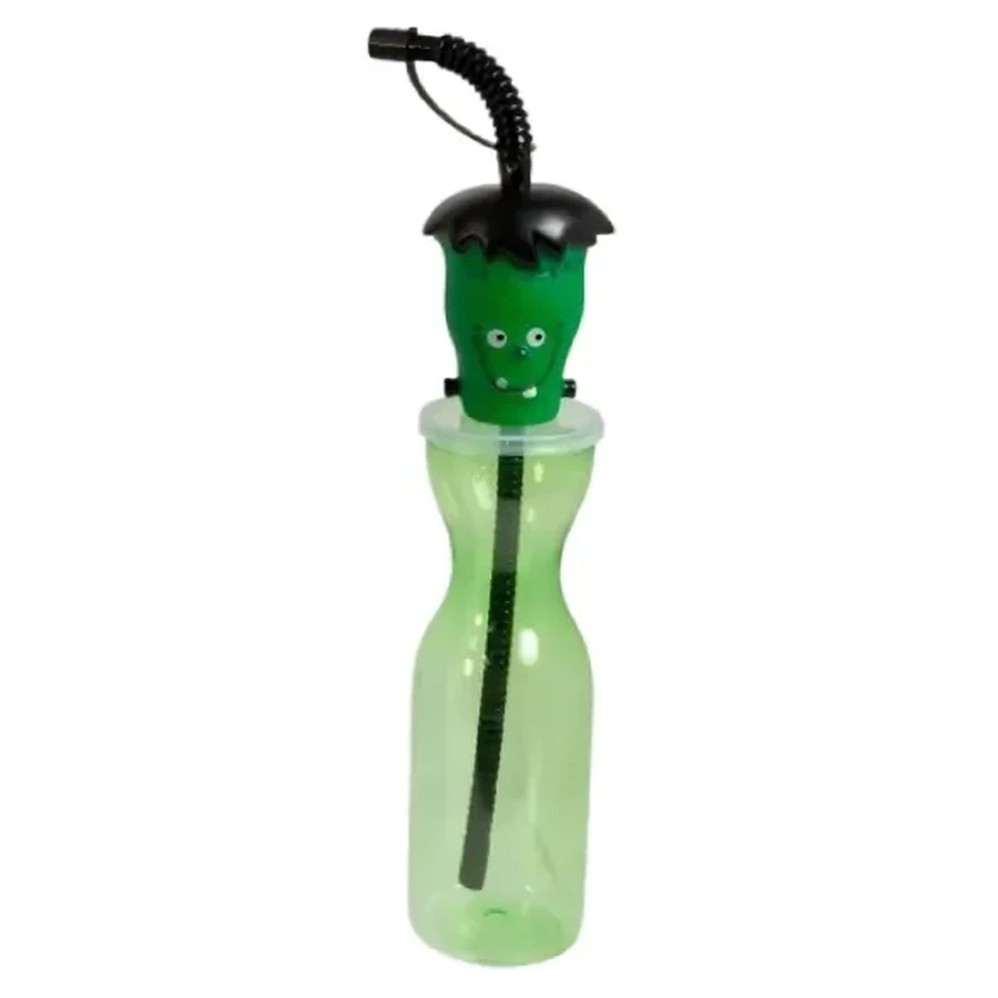 Green Alien Topper Big Cup — 700 ml PET straw cup