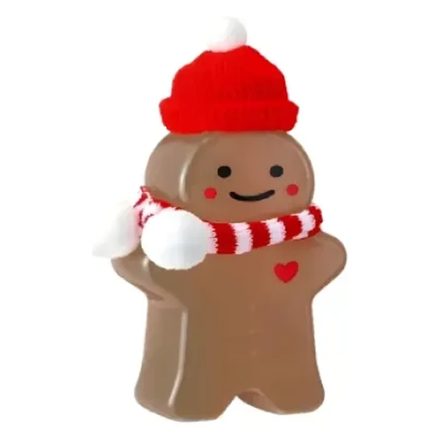 Gingerbread Man Cup — 500 ml PET straw cup