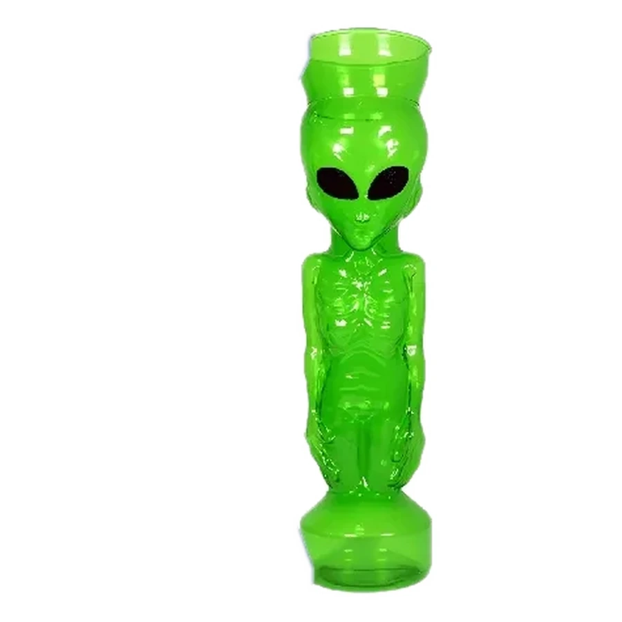 Green Alien Yard Cup — 700–1,000 ml PP straw cup