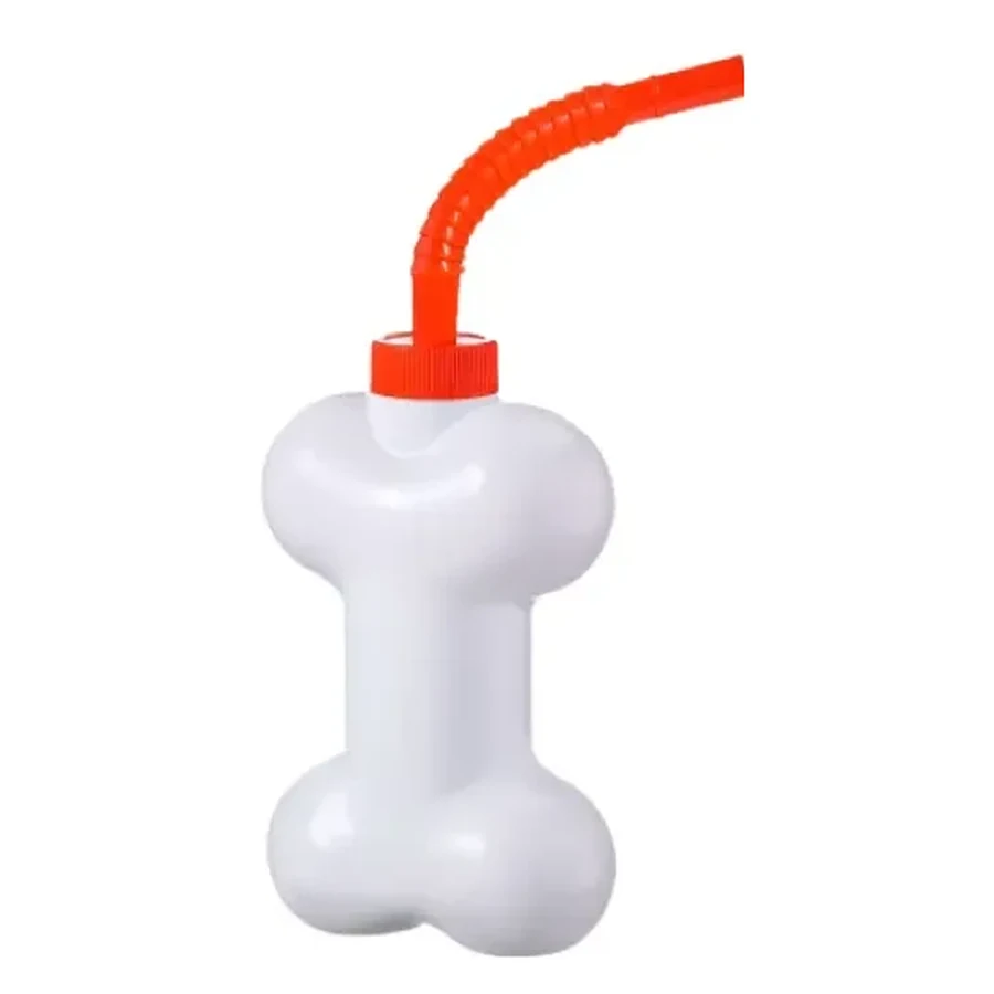 Orange and Pink Animal Face and Ball Cup — 500–1,000 ml PP straw cup