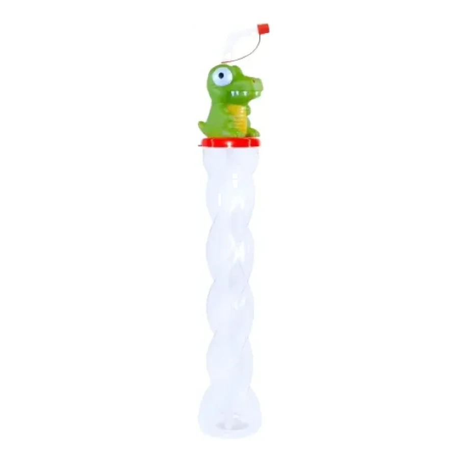 Lime and Red Cartoon Topper Long-Stem Cup — Style 03 — 350–450 ml PET straw cup