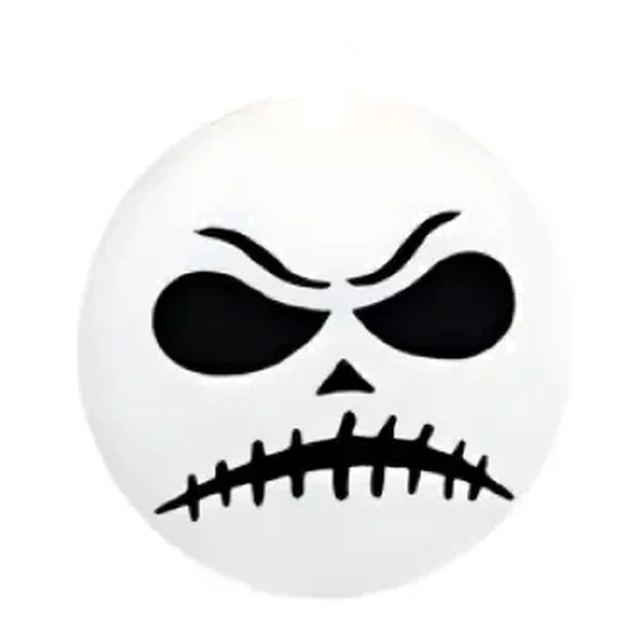 Pearl White Halloween Pumpkin and Ghost Cup — Style 06 — 500–700 ml PP straw cup